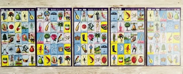 MEXICAN LOTERIA You Get 5 Accordion Cards 5 Rows x 5 Columns Cartas De Loteria