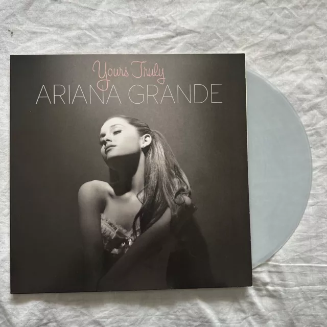 Ariana Grande - Yours Truly Exclusive Clear & White Swirl Vinyl