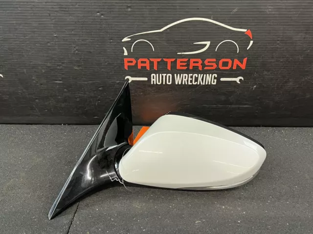 12-17 Hyundai Veloster Power Heated Driver Side View Door Mirror Elite White Sw2