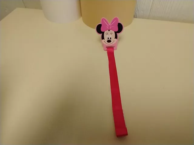 Chupete clip Minnie Mouse bebé niña niño pequeño 3/2/24 T.
