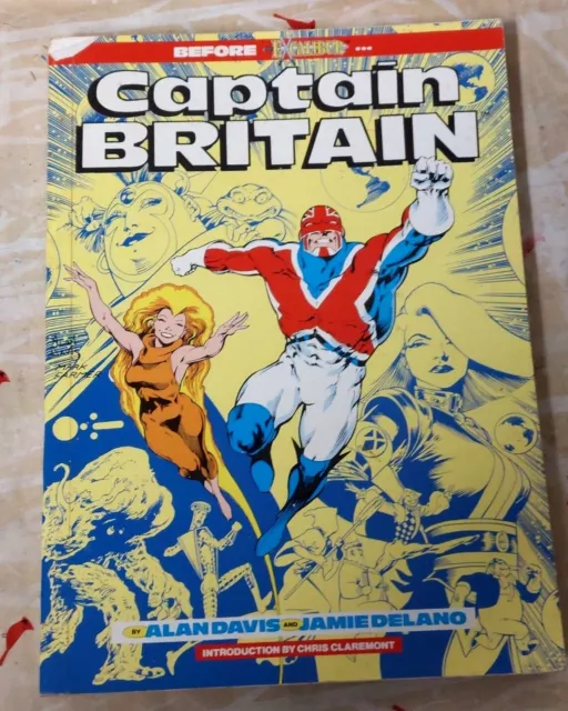 1988 Marvel Comics Captain Britain Before Excalibur TPB Trade Paperback SC