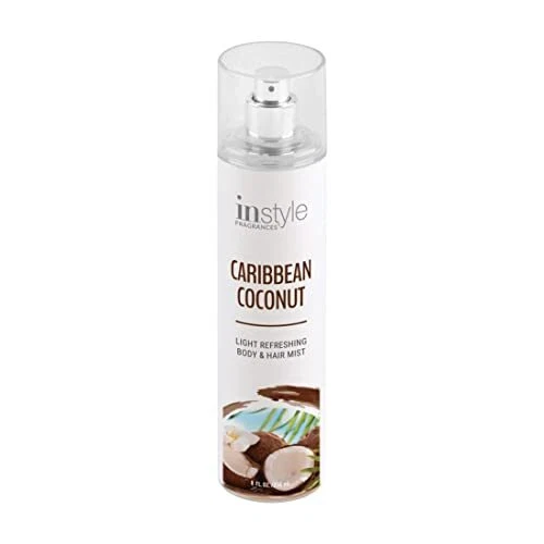 Instyle Fragrances | Body & Hair Mist | Caribbean Coconut Scent | With Panthe...