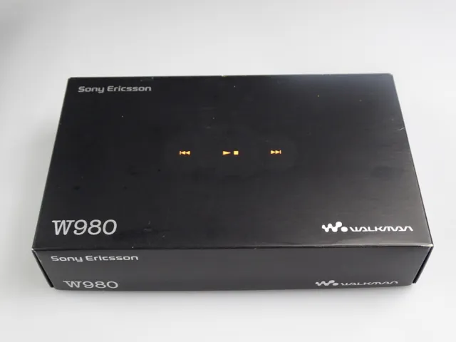 Original Sony Ericsson W980 Schwarz! Gebraucht! Ohne Simlock! TOP! RAR! OVP!