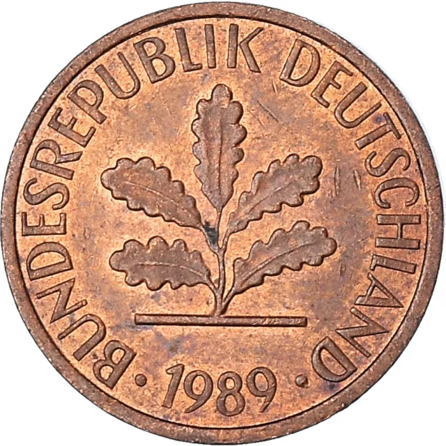 [#944678] Münze, Bundesrepublik Deutschland, Pfennig, 1989