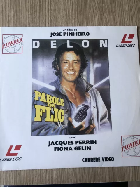 Parole De Flic Alain Delon Laserdisc Laser Disc Pal Français Rare