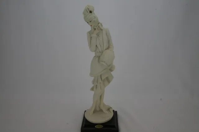Vintage(1987) Capodimonte by Giuseppe Armani Lady & Muff Figurine, Signed, Mint