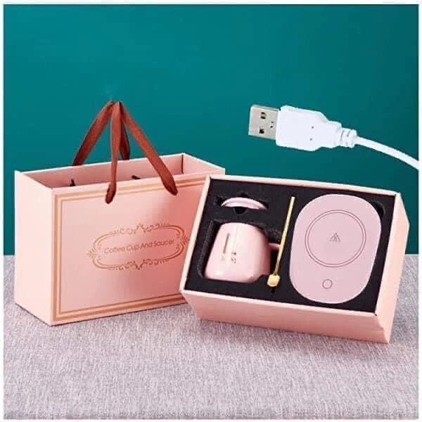 Electric Heated Mug USB Powered Surface Cup Office Coffee Milk Tea Heating Fixed