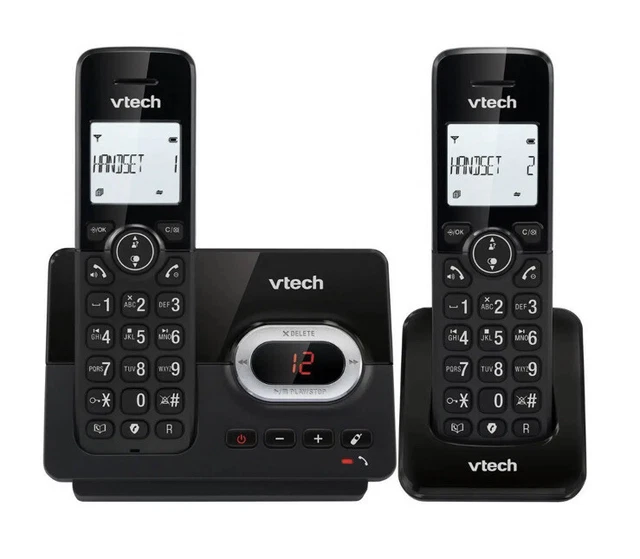 VTECH PHONE CS2051 Twin Digital Cordless Home Telephone Caller ID DECT