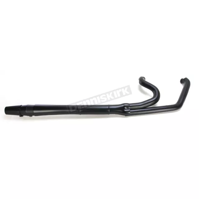 Thunderheader Black Long Style 2-Into-1 Exhaust System - 1054SB (no ship to CA)
