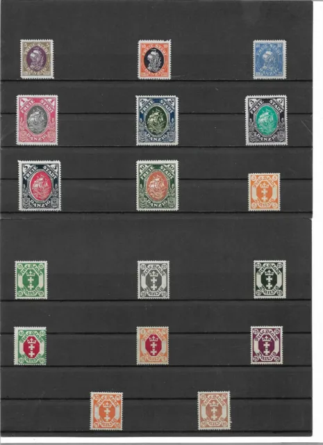 Danzig, Gdansk 1921-22, Einzelmarken zur Auswahl aus 53 - 137 **, postfrisch **
