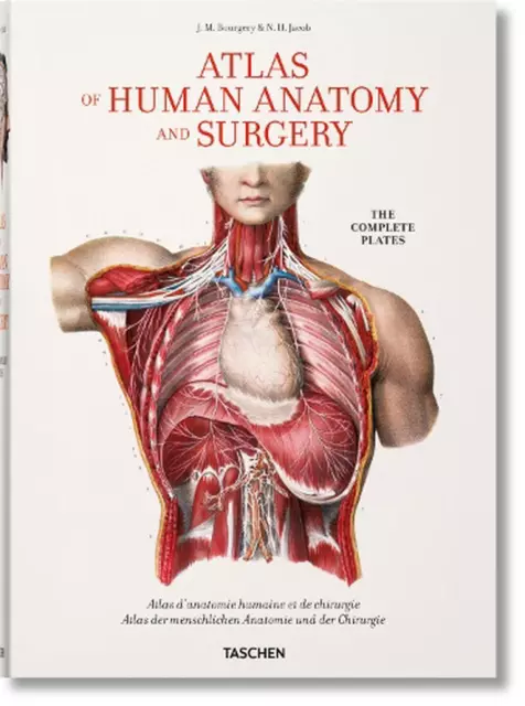 Bourgery. Atlas of Human Anatomy and Surgery by Henri Sick (French) Hardcover Bo