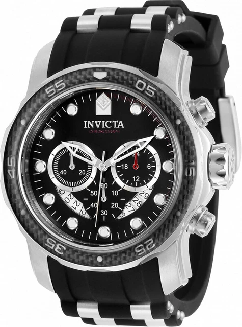 Invicta 35414 26 mm Mens Pro Diver Quartz Multifunction Black Dial Watch
