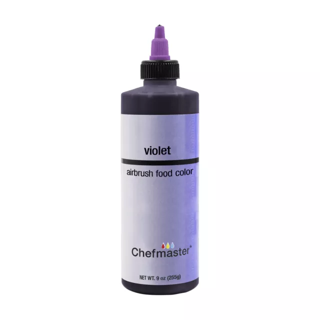 Chefmaster 9-Ounce Violet Airbrush Cake Decorating Food Color