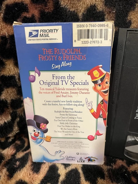 THE RUDOLPH FROSTY & Friends Sing Along [VHS, CC] Golden Books £4.54 ...