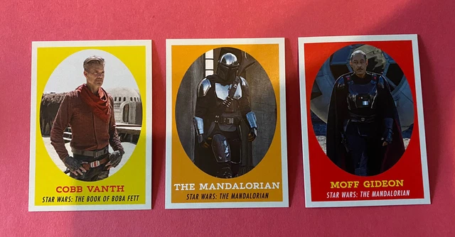 2023 Topps Star Wars Throwback Thursday Set 10 1958 TBT Mandalorian Vanth Gideon