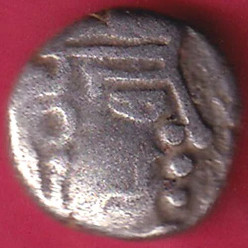Ancient India Vallabhi Dynasty Kings Portrait Rare Silver Coin #Se20