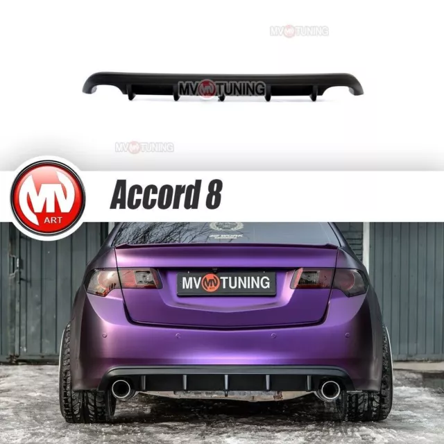 NOUVEAU diffuseur arrière (ABS) (Pad, Lip) pour Honda Accord 8 / Acura TSX...