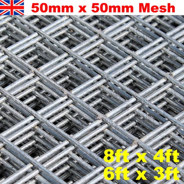 GALVANISED WELDED WIRE Mesh Panels Chicken Run Rabbit Hutch Pet Coop