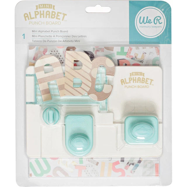 We R Mini Alphabet Punch Board-663004
