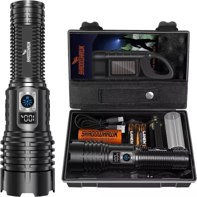 Lampe de Poche Ultra Puissante Rechargeable