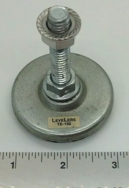 LeveLers TE-15  3/8-16 Bolt Thread, Pivotal Stud Mount Leveling Pad