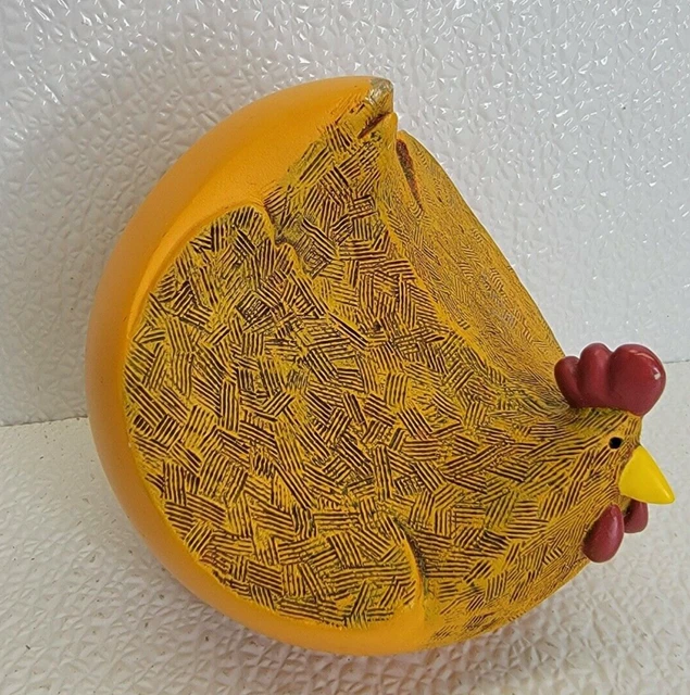 Artforum Farmyard Fun Hen Flo Medium Chicken Speckled Yellow Figurine #03215