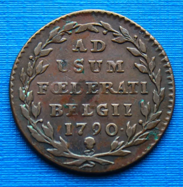 2 Liards, Etats Belgiques Unis - 1790