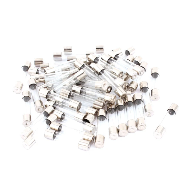 250V 12Amp Fusion Rapide Rapide Tube Verre Fusibles 6mm X 30mm 50 Pièces