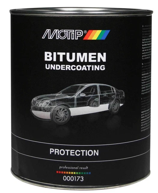 Motip UBS Unterbodenschutz-Pinseldose Bitumen 2,5 kg 000173 Rostschutz
