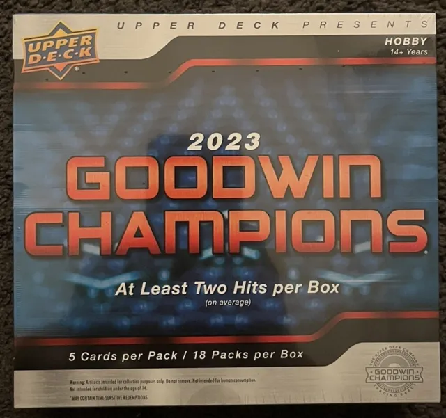 2023 Upper Deck Goodwin Champions Hobby Box