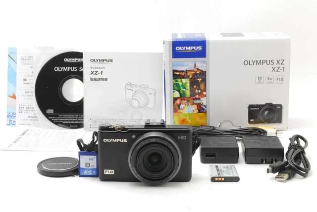 NEAR MINT IN Box】 Olympus XZ-1 Stylus 10.0MP Black Compact