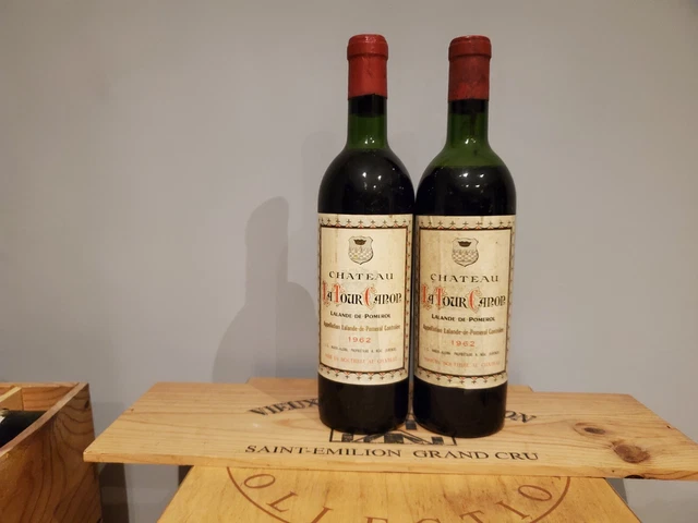2 blles - Chateau la Tour Canon 1962