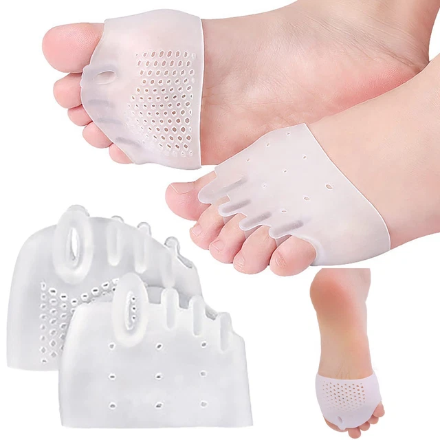 Half Toe Sleeve Pads Bunion & Forefoot Cushioning Pretty Feet