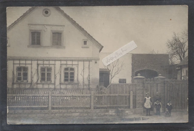 Ortsansicht  , Haus , Straße , Kinder , geschrieben Großkagen  gest.