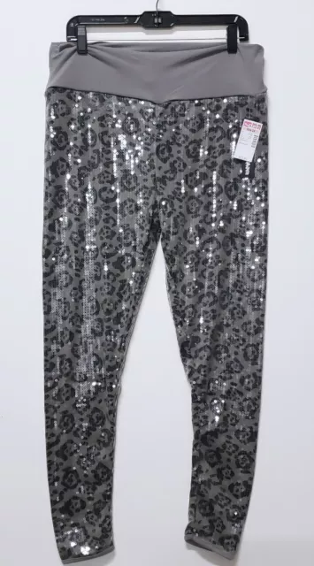 woman plus size sequined leggings, DebShops new w tags, out-of-production