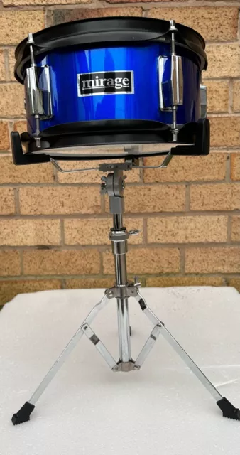 MIRAGE 10''x 5'' Junior Snare Drum with Chrome Stand | Blue finish