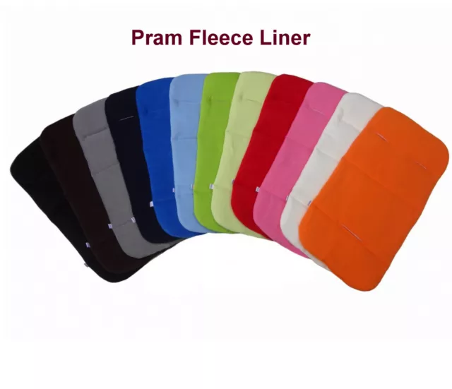 Baby Pram Pushchair Stroller Buggy Fleece Liner Pad Matress Cover