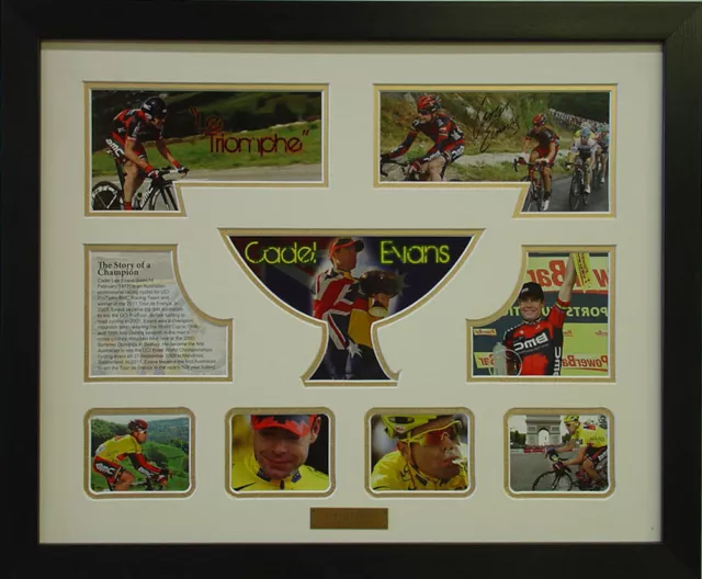 Cadel Evans Signed Framed Limited Edition *Stock Clearance Sales*