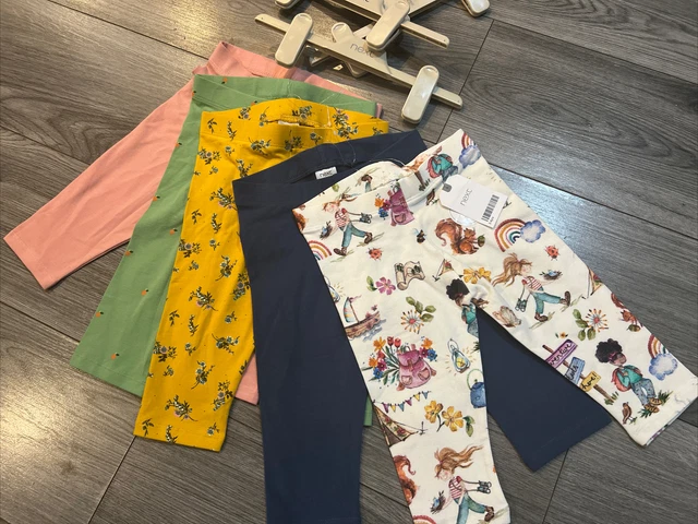 Pacchetto leggings ragazze Next età 3-4 set da 5/NUOVI CON ETICHETTE 🙂