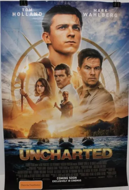 Poster 40x60cm Uncharted - Fora Do Mapa - Filmes - 78