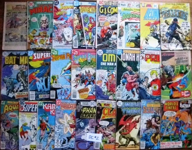 Lot Of 50 Silver / Bronze Age Dc Comics - Low Grade - Batman, Legion More Lot #2