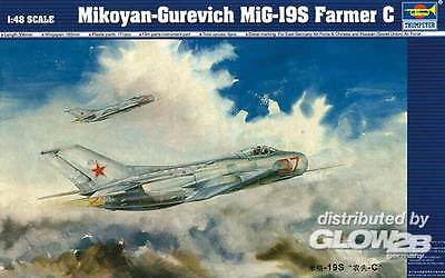 Trumpeter Trumpeter MiG-19 S Fermier C Nva Rda Soviet Plaaf 1:48 Modèle-kit Neuf Kit 
