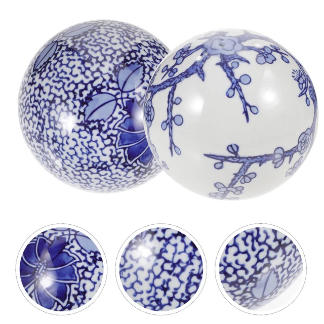 2 pz sfere riempitivo vaso palla galleggiante in ceramica decorazioni