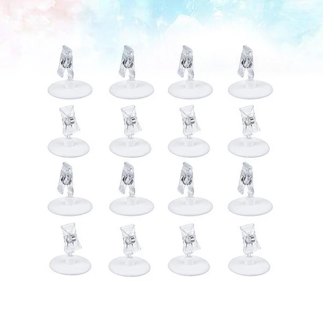 16 Pcs Drahtregal-Etikettenhalter Preisanzeige Zeichen Preisanzeigehalter