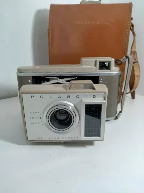 Vintage Polaroid Model J33 Land Camera W/Case & Accessories - Untested