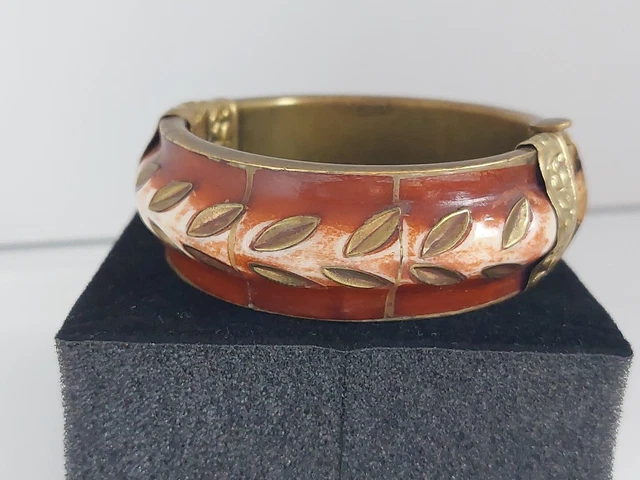 Lot 7 bijoux broche ancienne bracelet ethnique or plaqué boucles d'oreilles nacre - Montres & Bijoux