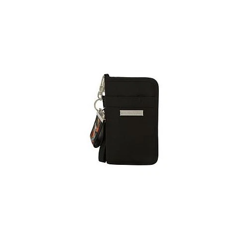 Samantha Brown To-Go Zip-Around Wristlet Wallet - Black