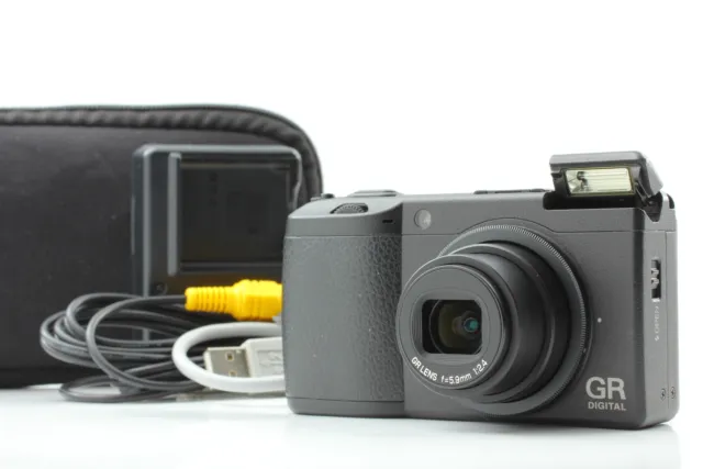 [N MINT] RICOH GR DIGITAL II 10.1MP Digital Camera Black From JAPAN e018