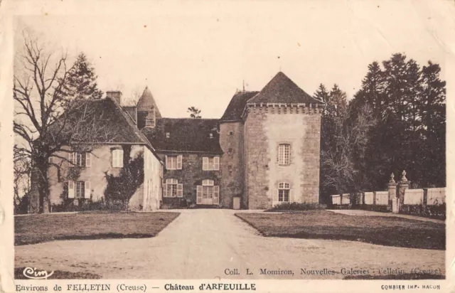 Cpa 23 Env.de Felletin Chateau D'arfeuille