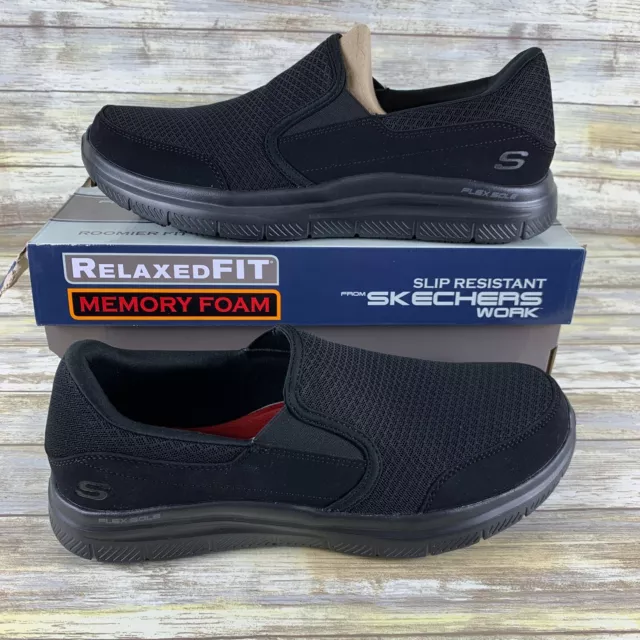 MENS SKECHERS FLEX Advantage 2.0 Missing Link WBK White Black 52181 BR 35.97 PicClick